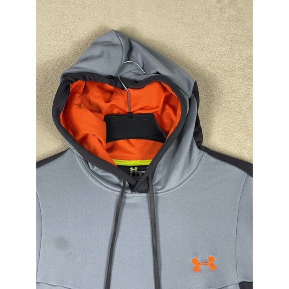 Under Armour Catalyst Loose Allseason‎ Gear Hoodie Mens L Pouch Pockets Gray - Picture 3 of 11